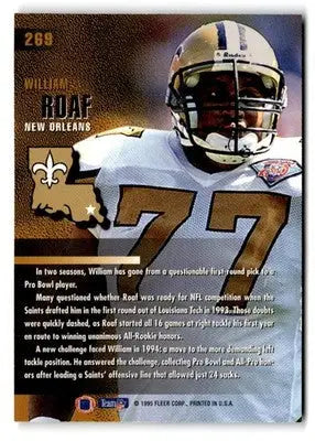 1995 Fleer #269 Willie Roaf - Football Card Single