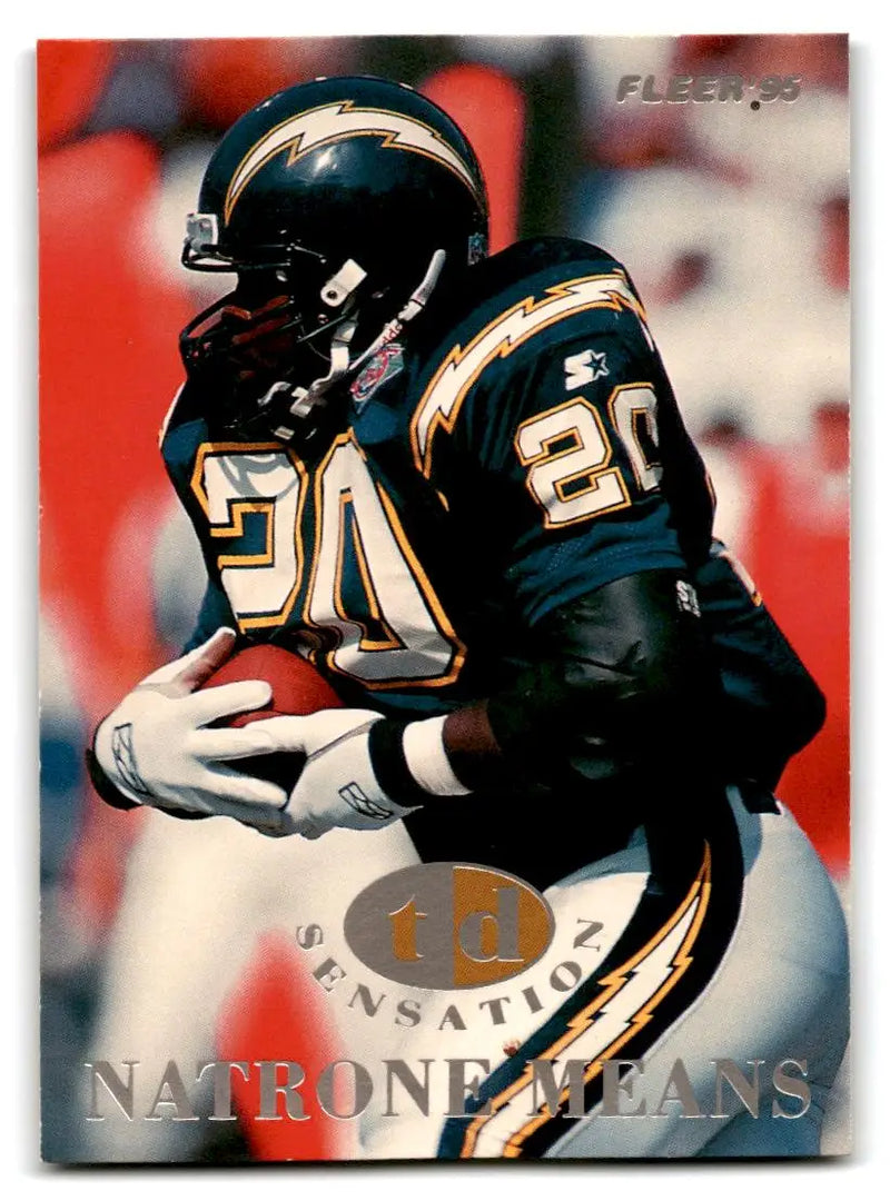 1995 Fleer #3 Natrone Means TD Sensations - Football Card Single