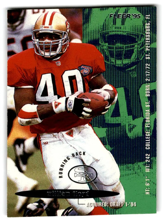 1995 Fleer #341 William Floyd - Football Card Single