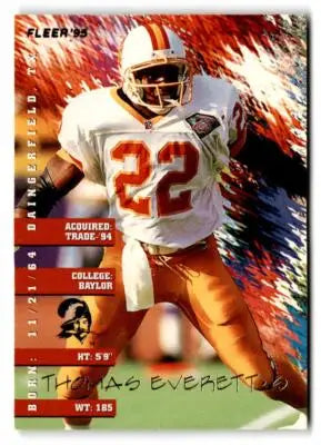 1995 Fleer #373 Thomas Everett - Football Card Single