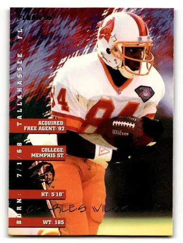 1995 Fleer #381 Charles Wilson Tampa Bay Buccaneers Football Cards N ID:57368 - Football Card Single