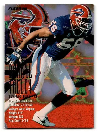 Original gloss football trading card of Darryl Talley Buffalo Bills player