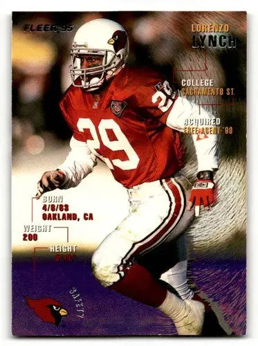1995 Fleer #7 Lorenzo Lynch Arizona Cardinals Football Cards NM Near ID:57353 - Football Card Single
