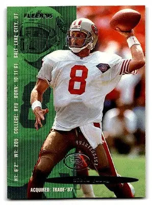 1995 Fleer Football Steve Young #357 San Francisco 49ers - Football Card Single