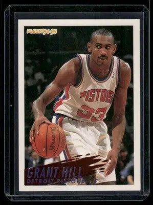1995 Fleer Grant Hill #280 Basketball - Basketball Card Single