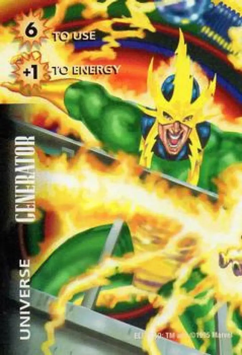 1995 Fleer Marvel Overpower #NNO Electro - Generator NM-MT ID:6681 - Marvel Card Single
