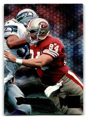 1995 Fleer Metal #173 Brent Jones - Football Card Single