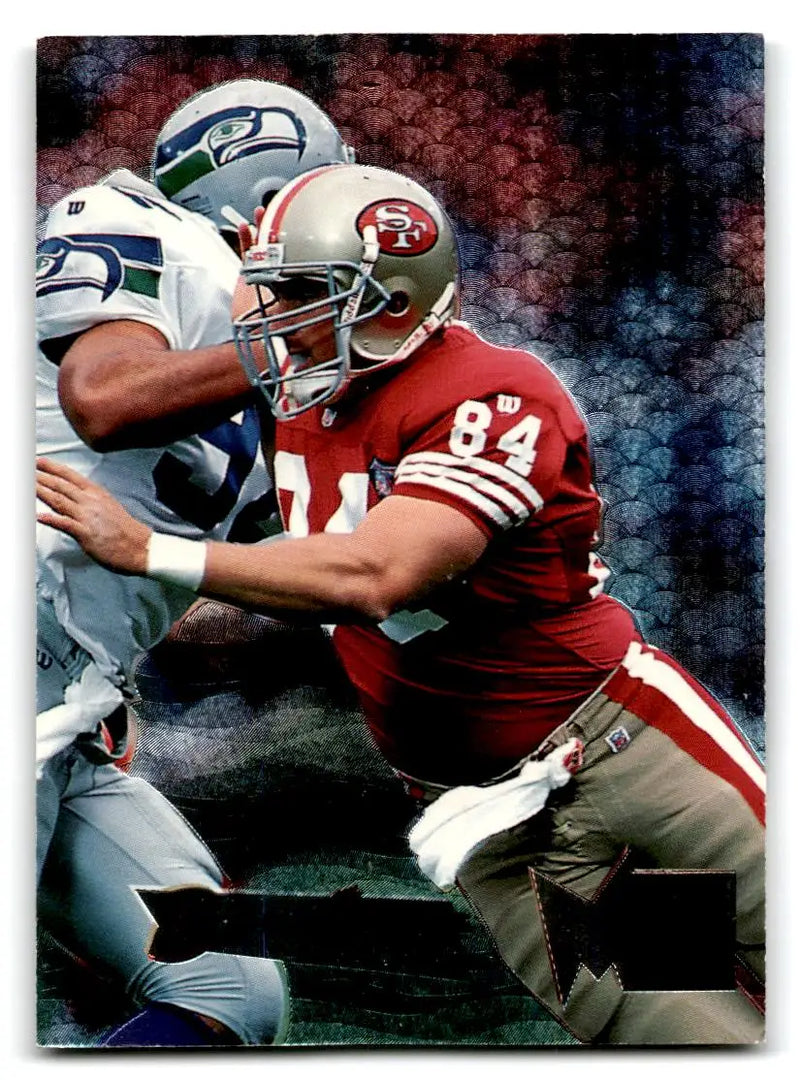 1995 Fleer Metal #173 Brent Jones - Football Card Single