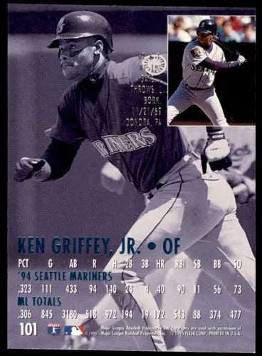 1995 Fleer Ultra #101 Ken Griffey Jr. NM-MT Mariners ID:81968 - Baseball Card Single