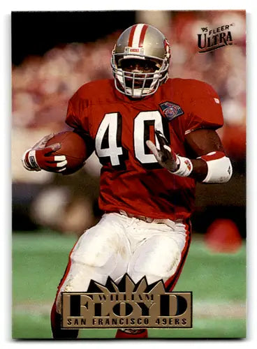 1995 Fleer Ultra #296 William Floyd NM-MT 49ers ID:70379 - Football Card Single