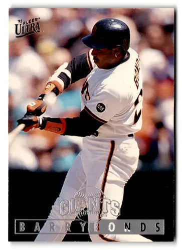 Original gloss Fleer Ultra Barry Bonds baseball card 1995 Giants NM Near Mint