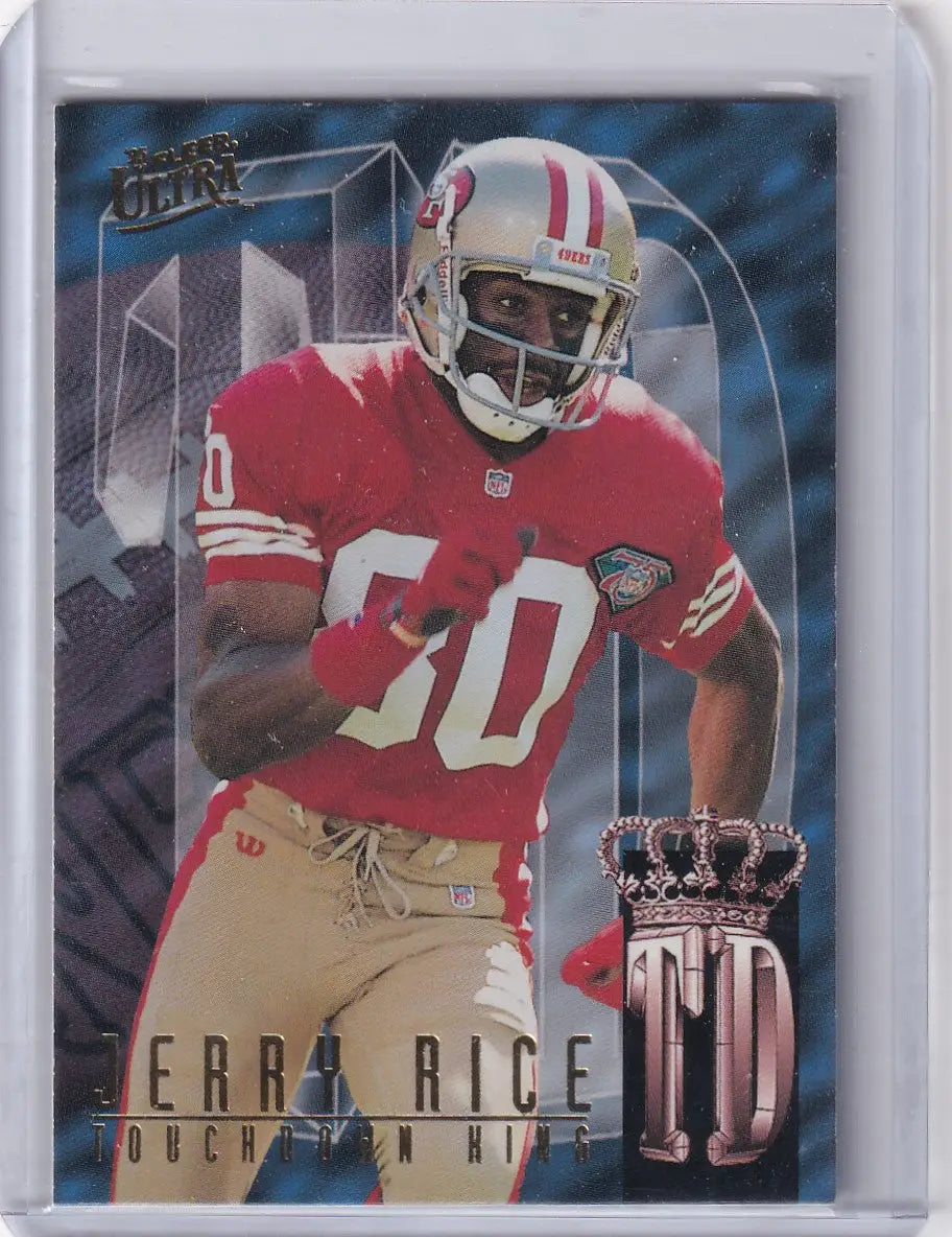 1995 Fleer Ultra #5 Jerry Rice - San Francisco 49ers - Football Card Single