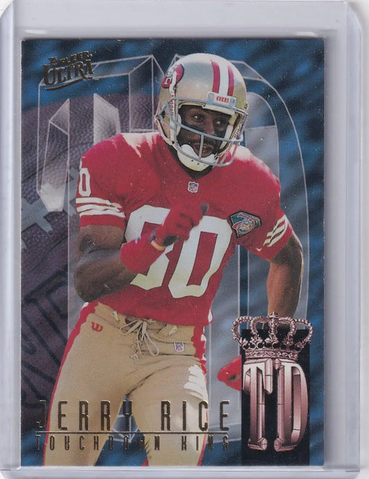 1995 Fleer Ultra #5 Jerry Rice - San Francisco 49ers - Football Card Single