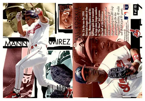 1995 Fleer Ultra All Rookies #9 Manny Ramirez NM-MT Indians ID:45352 - Baseball Card Single