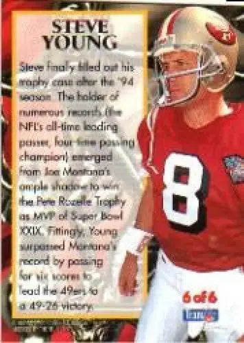 1995 Fleer Ultra Award Winners #6 Steve Young NM-MT 49ers - Football Card Single