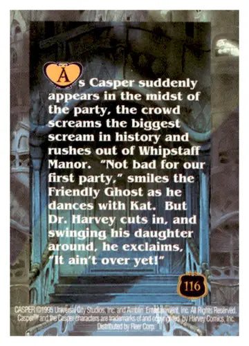 1995 Fleer Ultra Casper #116 Father/Daughter Dance NM-MT ID:68591 - Non-Sports Card Single