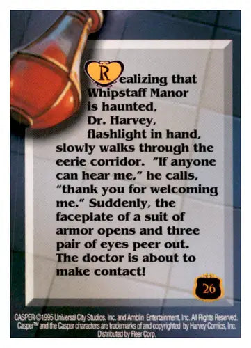 1995 Fleer Ultra Casper #26 Making Contact NM-MT ID:68504 - Non-Sports Card Single