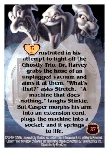 1995 Fleer Ultra Casper #37 Plenty of Nothing NM-MT ID:68515 - Non-Sports Card Single