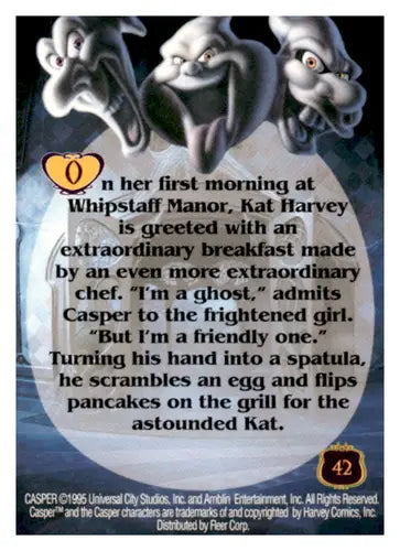 1995 Fleer Ultra Casper #42 Flipping Over Breakfast NM-MT ID:68520 - Non-Sports Card Single