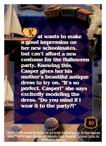 1995 Fleer Ultra Casper #80 A-dress-ing a Problem NM-MT ID:68557 - Non-Sports Card Single
