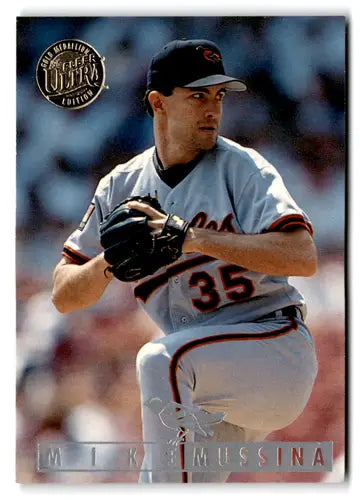 1995 Fleer Ultra Gold Medallion #6 Mike Mussina NM-MT Orioles ID:72570 - Baseball Card Single