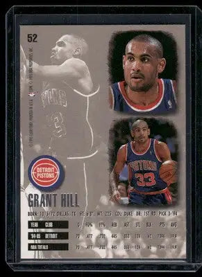 1995 Fleer Ultra Grant Hill #52 Basketball - Basketball Card Single