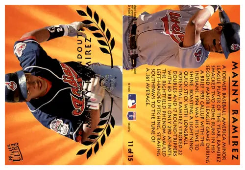 1995 Fleer Ultra Second Year Standouts #11 Manny Ramirez NM-MT Indians ID:45357 - Baseball Card Single