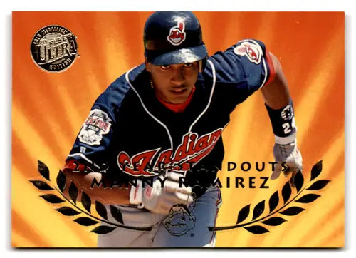 1995 Fleer Ultra Second Year Standouts Gold Medallion #11 Manny Ramirez ID:76762 - Baseball Card Single