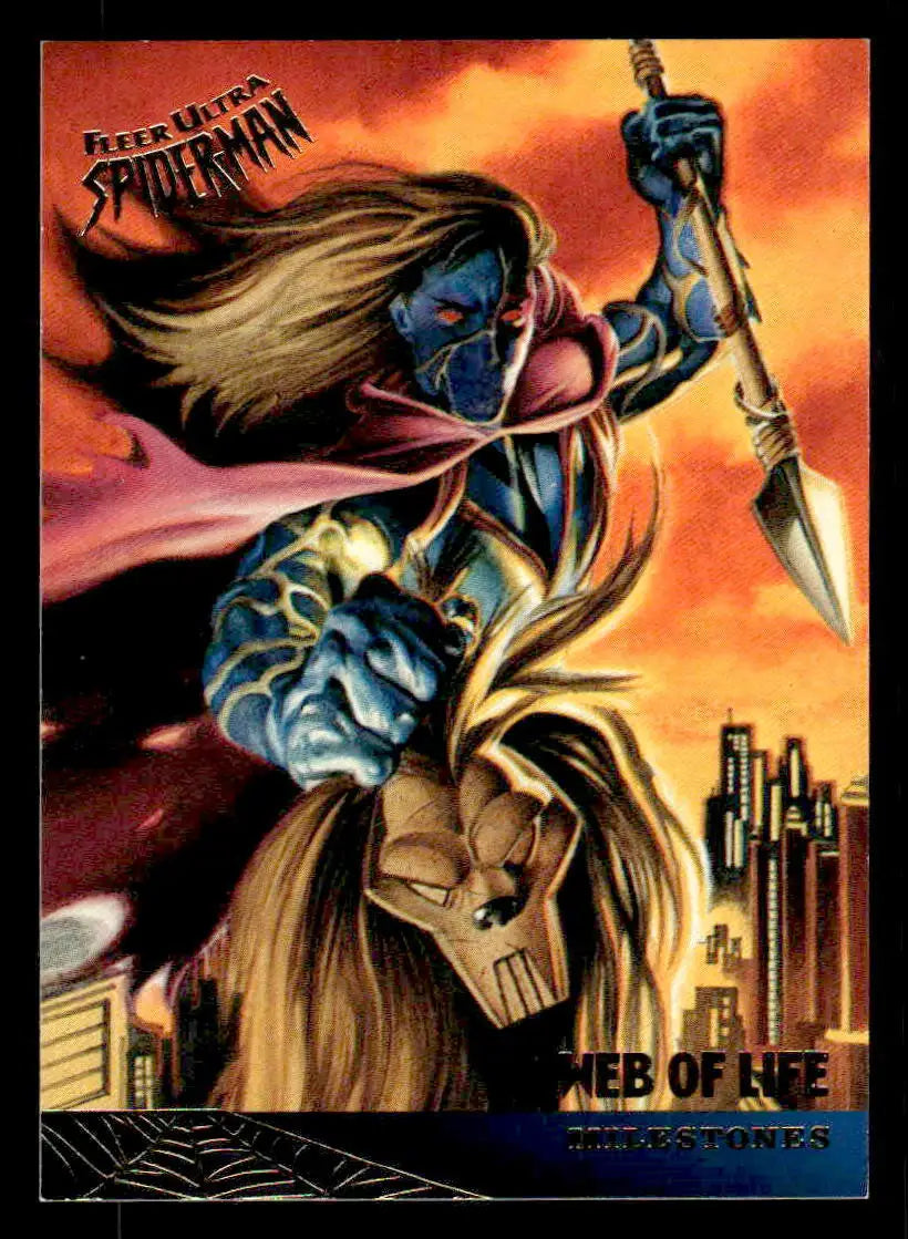 1995 Fleer Ultra Spider-Man #95 Web of Life - Non-Sports Card Single