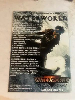 1995 Fleer Ultra Waterworld 4 Card Uncut PROMO sheet Low Shipping - Other