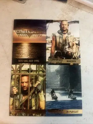 1995 Fleer Ultra Waterworld 4 Card Uncut PROMO sheet Low Shipping - Other