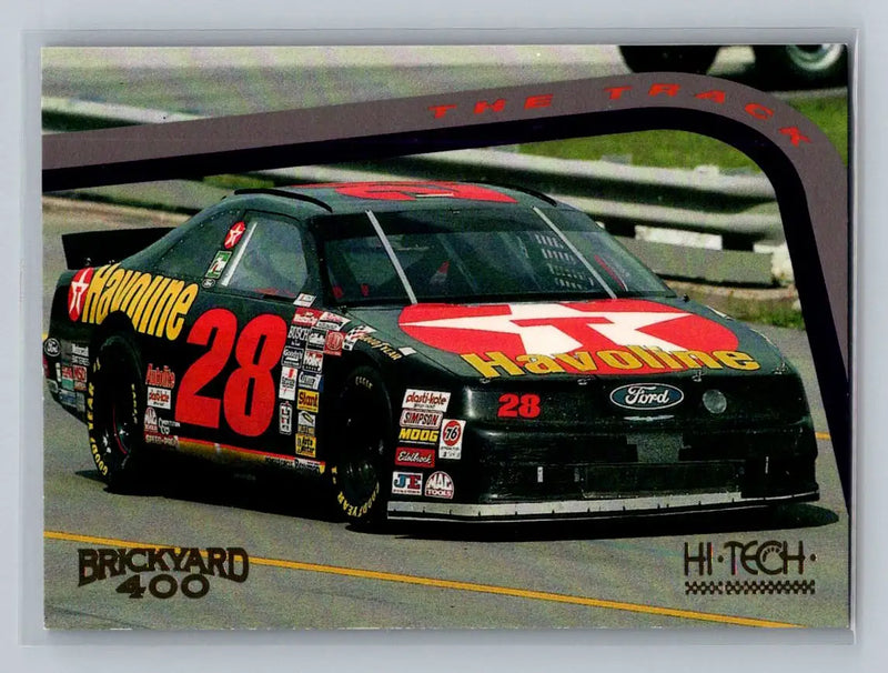 1995 Hi-Tech 1994 Brickyard 400 #23 The Track Preview Proof Robert Yates Racing - Racing Card Single