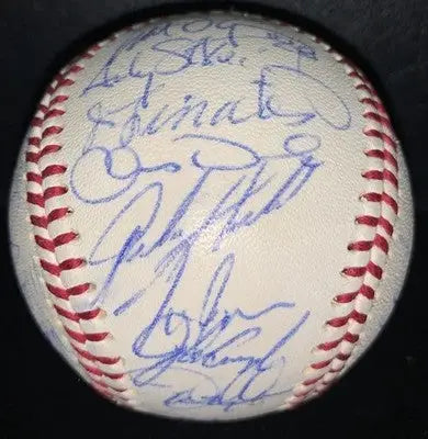 1995 Houston Astro Team Auto Baseball 27 Sigs Drabek Kile Biggio Signed Ball - Sports Memorabilia