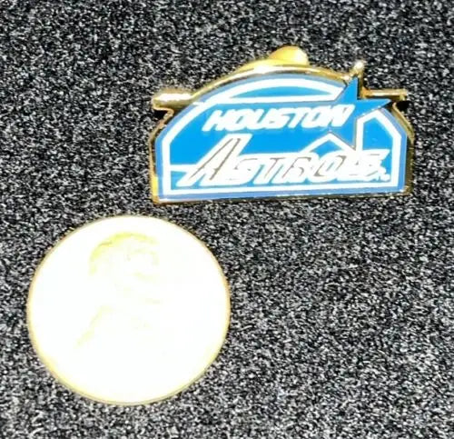 Houston Astros Open Star Enamel Pin for hats and lapels by Peter David