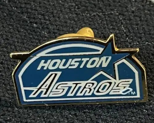 Houston Astros Open Star Enamel Pin by Peter David for hats and lapels