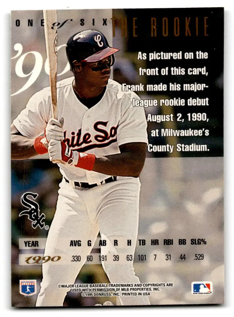 1995 Leaf #1 Frank Thomas Frank Thomas - Baseball Card Single