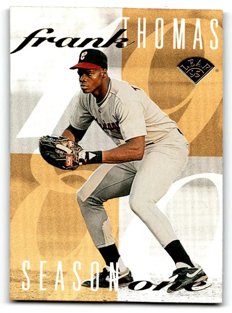1995 Leaf #1 Frank Thomas Frank Thomas - Baseball Card Single