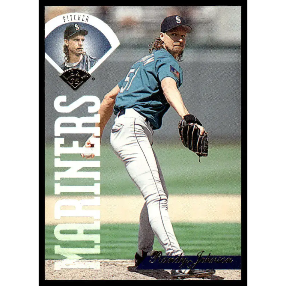 1995 Leaf #244 Randy Johnson NM-MT Seattle Mariners Baseball Card - Baseball Card Single