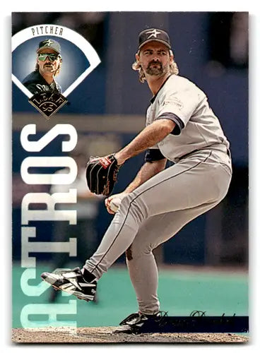 Baseball card featuring Doug Drabek pitcher with original gloss and mint Astros condition