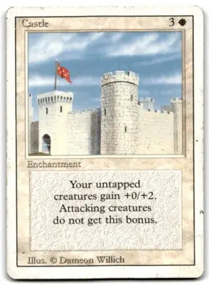 Magic The Gathering 4th Edition Castle card from the gathering 4th edition collection