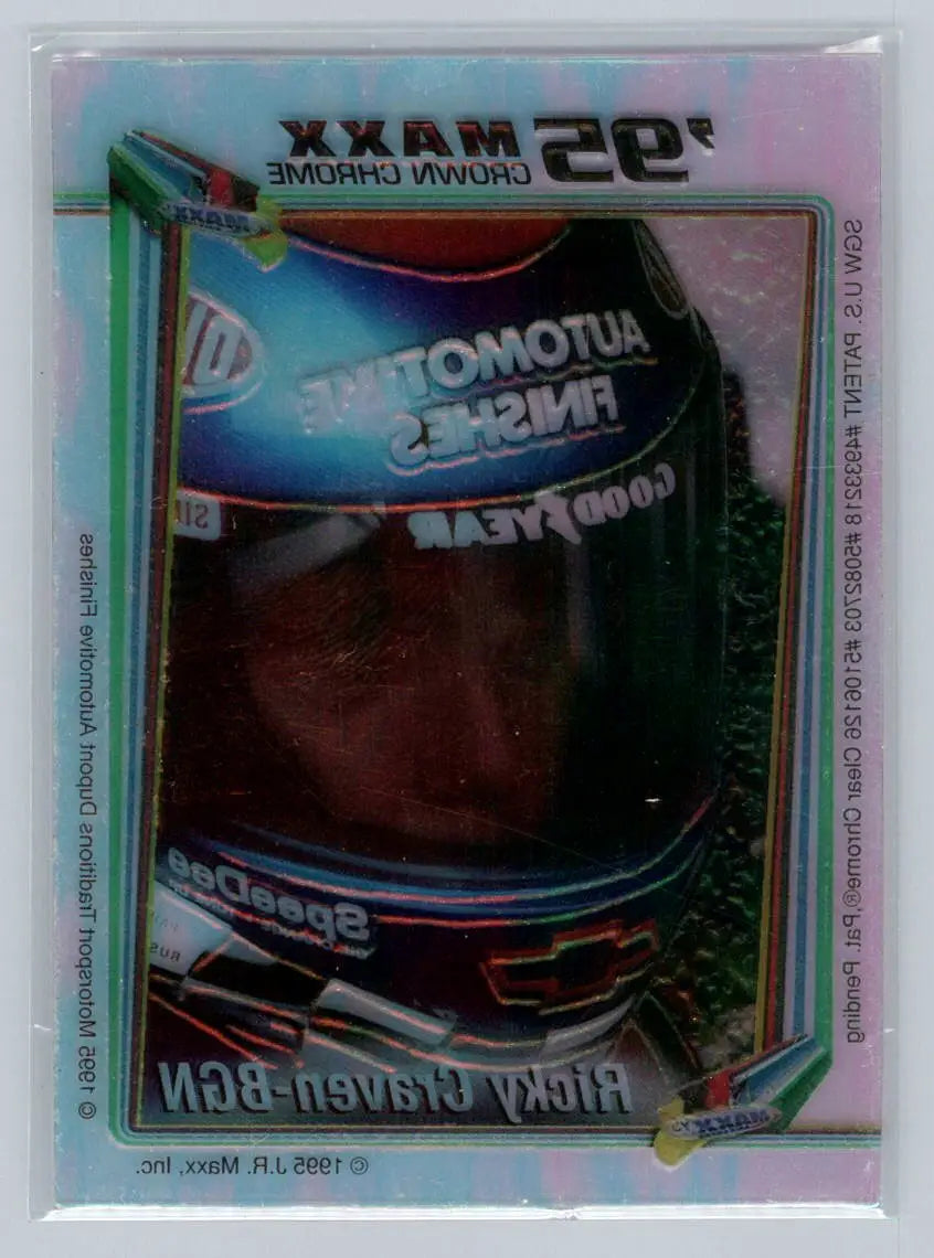 1995 Maxx Crown Chrome #NNO Ricky Craven Ricky Craven Motorsports - Racing Card Single