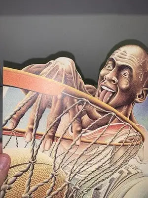 1995 Michael Jordan Signed By Wayne McDonald Die Cut Art Print Numbered #14/45 - Sports Memorabilia (Jerseys balls