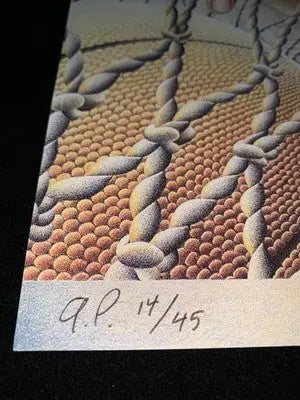 1995 Michael Jordan Signed By Wayne McDonald Die Cut Art Print Numbered #14/45 - Sports Memorabilia (Jerseys balls