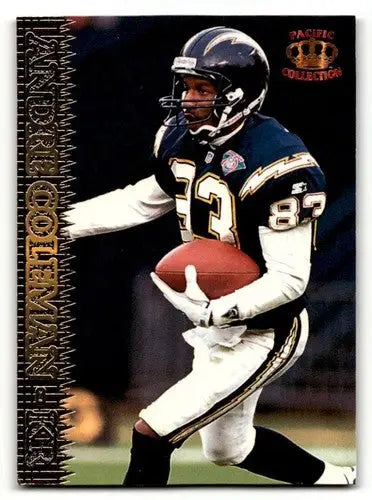 Vintage football trading card featuring Andre Coleman San Diego Chargers in original gloss style