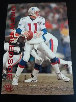 1995 Pacific Gridiron - Drew Bledsoe #31 Red. New England Patriots. NRMT - Football Card Single