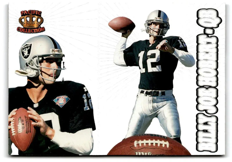 1995 Pacific Prisms #44 Billy Joe Hobert - Football Card Single