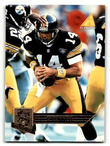 1995 Pinnacle Club Collection Neil ODonnell football trading card with original gloss