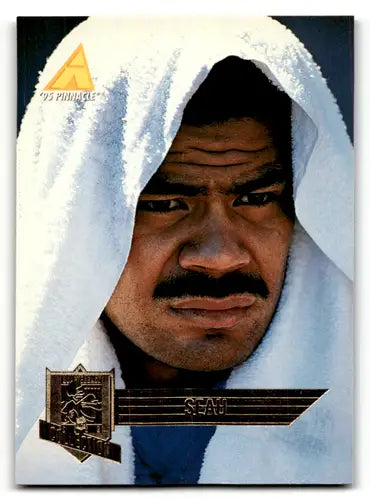 Vintage Junior Seau football trading card from 1995 Pinnacle Club Collection Chargers