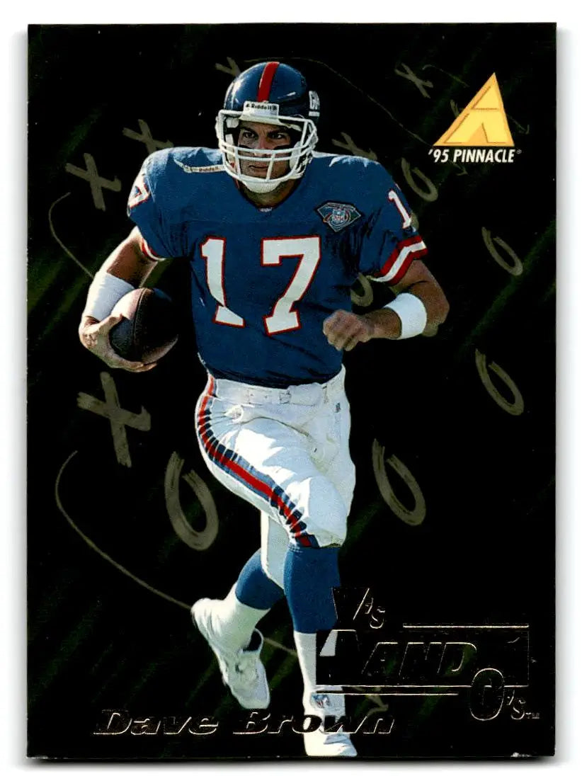 1995 Pinnacle Club Collection #52 Dave Brown - Football Card Single