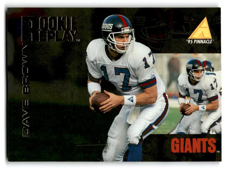 1995 Pinnacle Club Collection #53 Dave Brown - Football Card Single